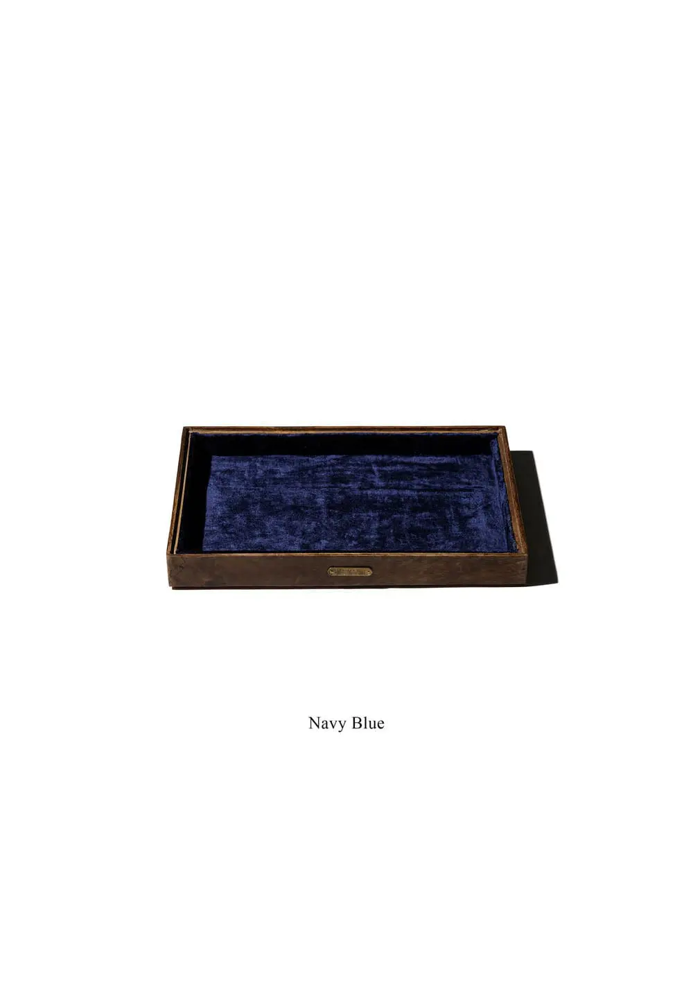 PUEBCO STACKABLE JEWELRY TRAY - NAVY BLUE