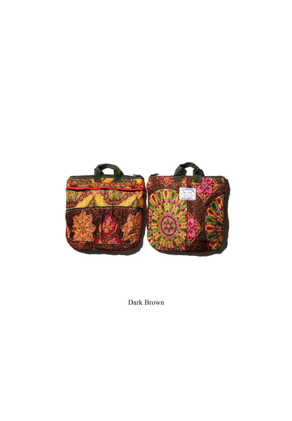 PUEBCO MAO'S HELMET BAG - DARK BROWN