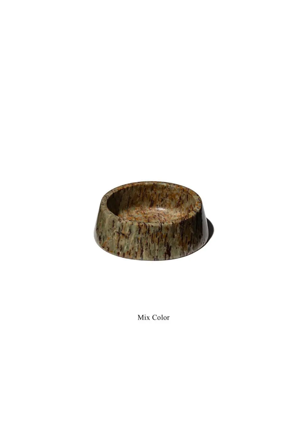 PUEBCO MARBLE PET BOWL - MIX COLOR