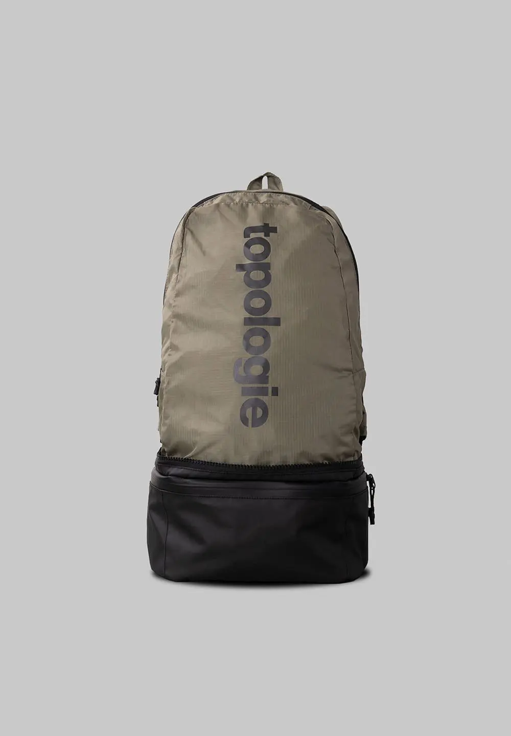 TOPOLOGIE BAGS CONVERT DAYPACK - BLACK/MOSS DRY&LITE RIPSTOP