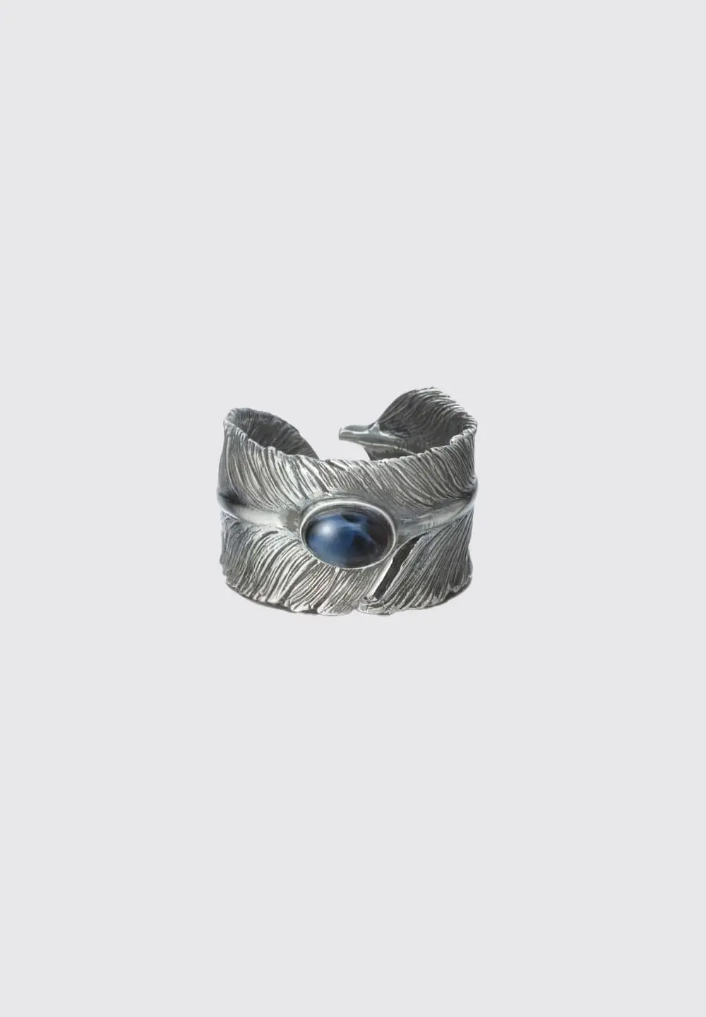 SAAD FEATHER NATURAL STONE PIETERSITE SILVER 925 RING/RING - No Color