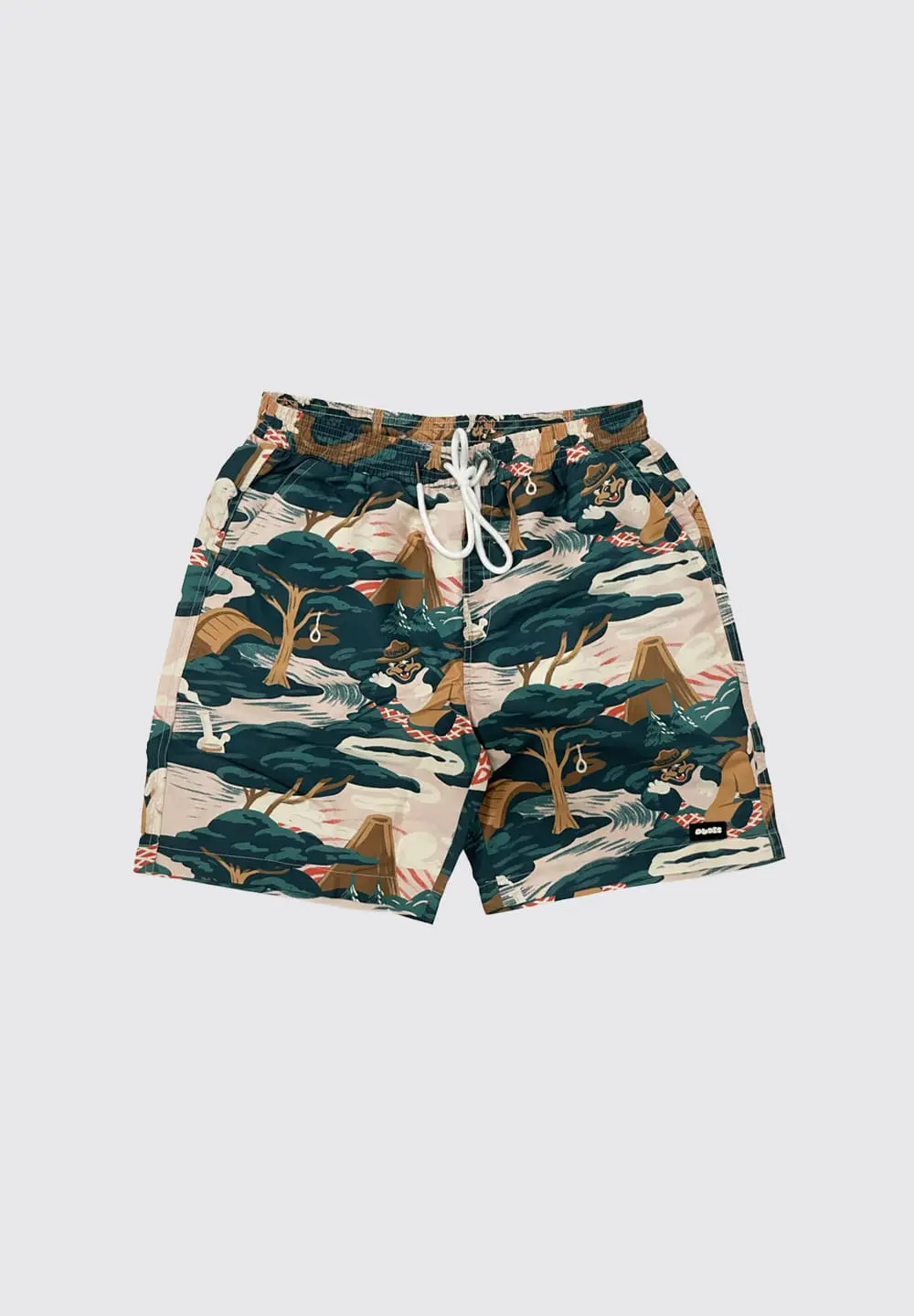 THE DUDES GREENLAND SWIM SHORTS - MULTICOLOR