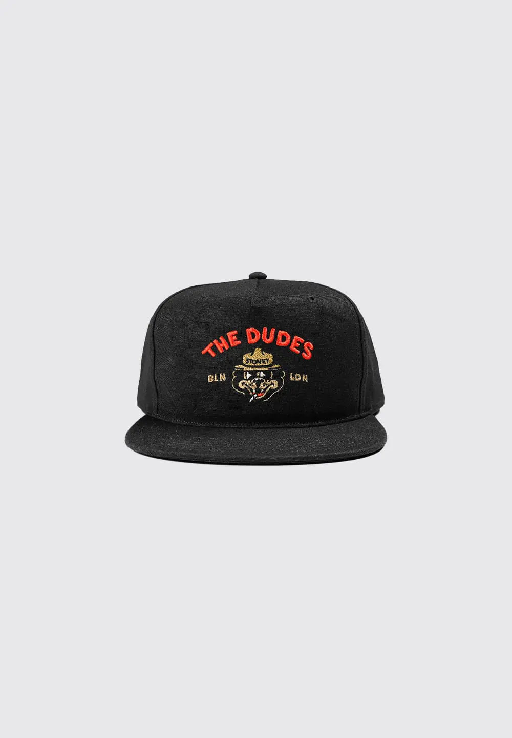 THE DUDES STONEY TRUCKER HAT - BLACK