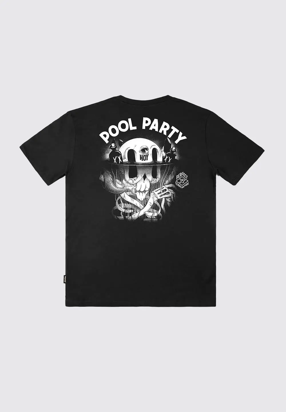 THE DUDES POOL PARTY T-SHIRT - BLACK