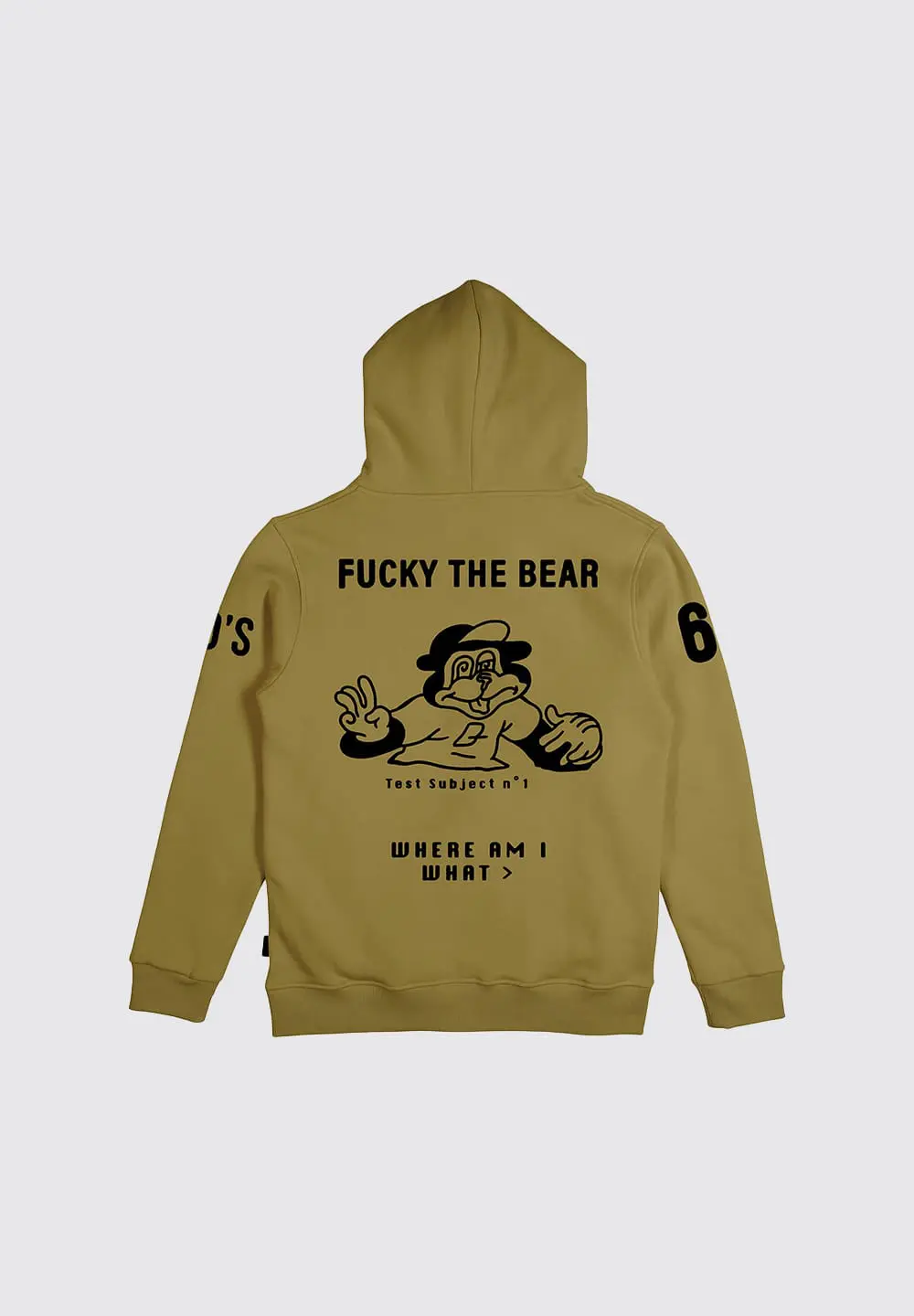 THE DUDES TEST SUBJECT #1 HOODY - ALMOND MILK