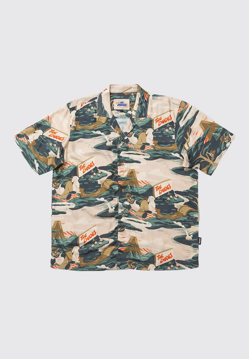 THE DUDES GREENLAND HAWAIIAN SHIRT - MULTICOLOR