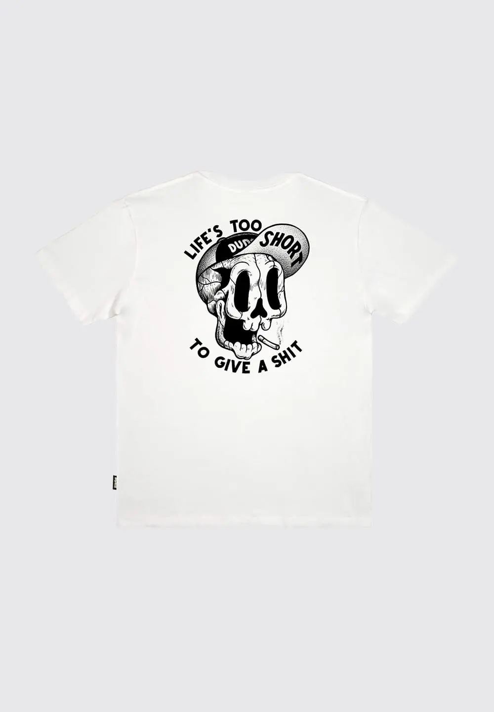 THE DUDES TOO SHORT SMOKES T-SHIRT - OFF-WHITE