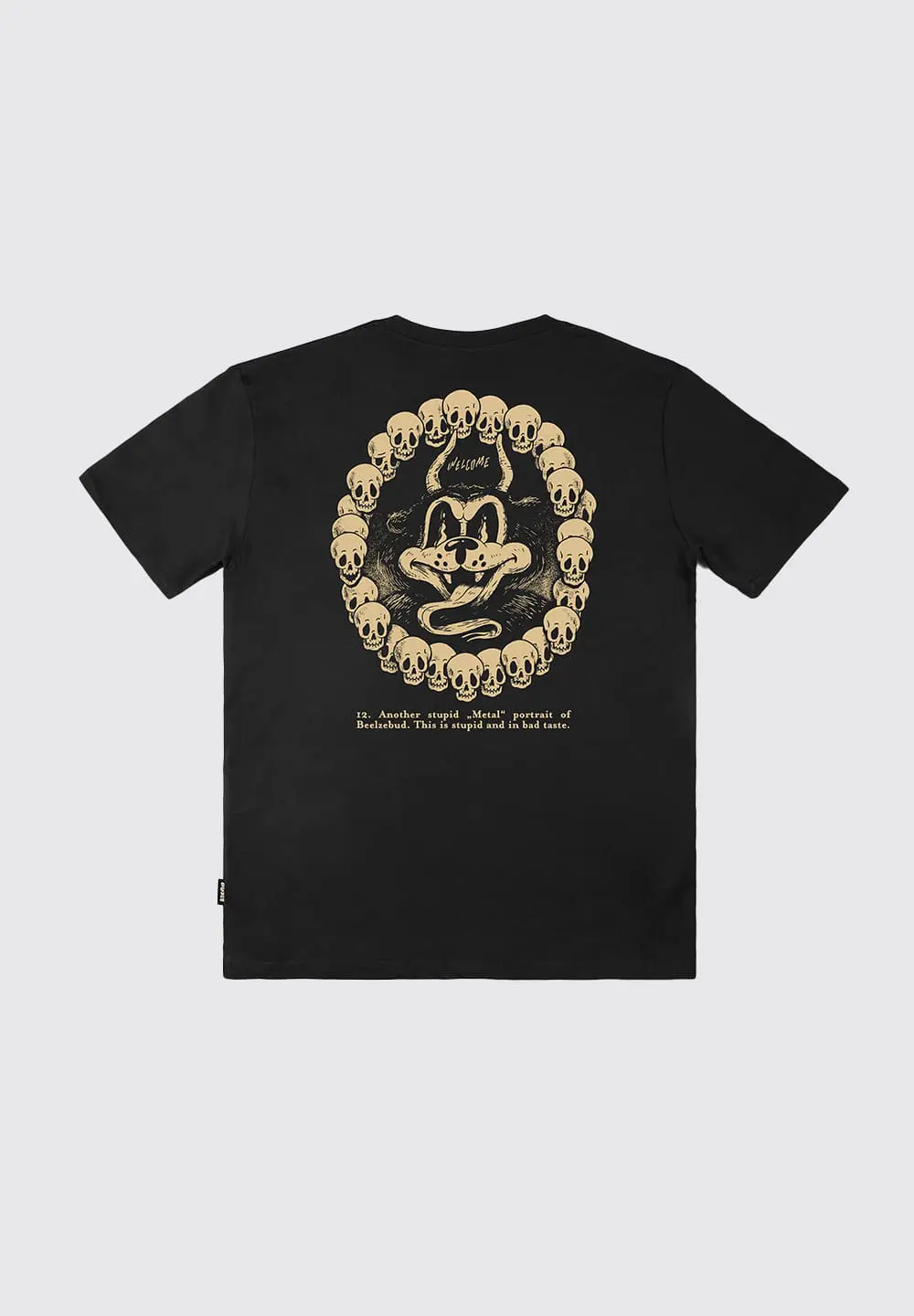 THE DUDES BELZEEBUD T-SHIRT - BLACK