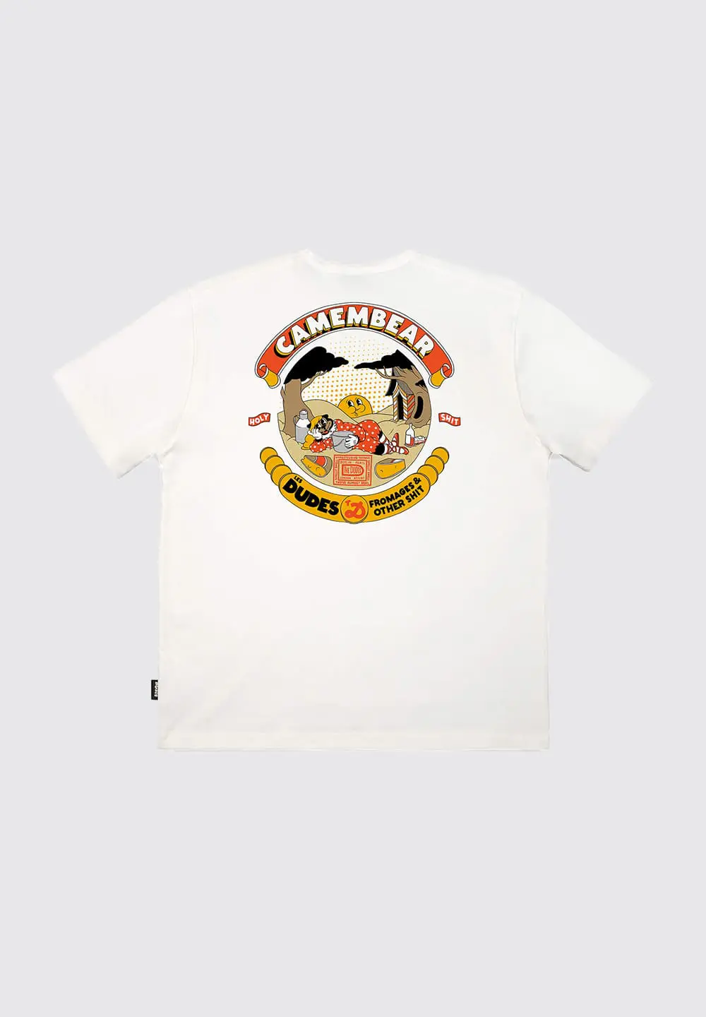 THE DUDES CAMEMBEAR T-SHIRT - OFF-WHITE