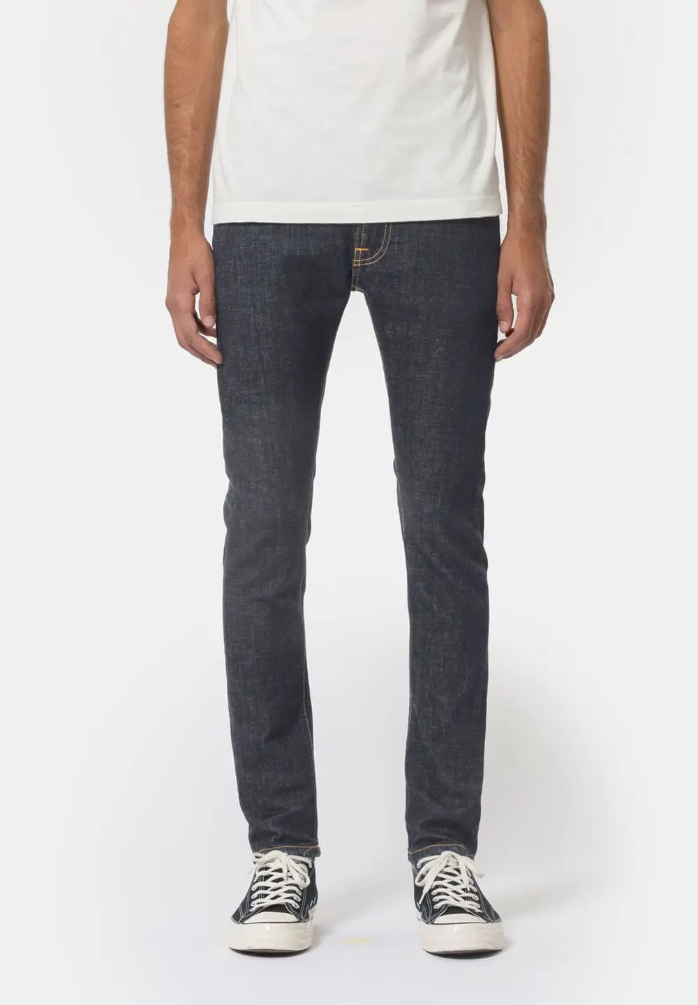 NUDIE JEANS TIGHT TERRY - RINSE TWILL
