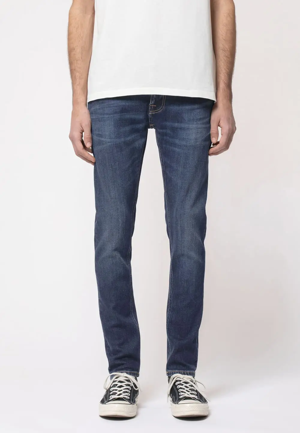 NUDIE JEANS Tight Terry - Dark Steel