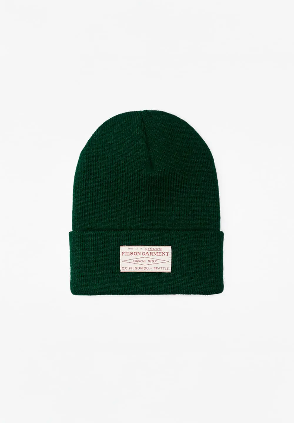 FILSON BALLARD WATCH CAP - FOREST GREEN