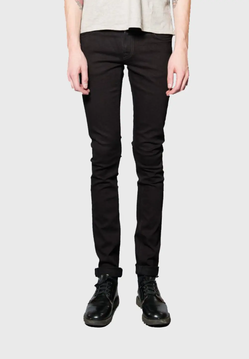 NUDIE JEANS TIGHT LONG JOHN – ORGANIC BLACK BLACK