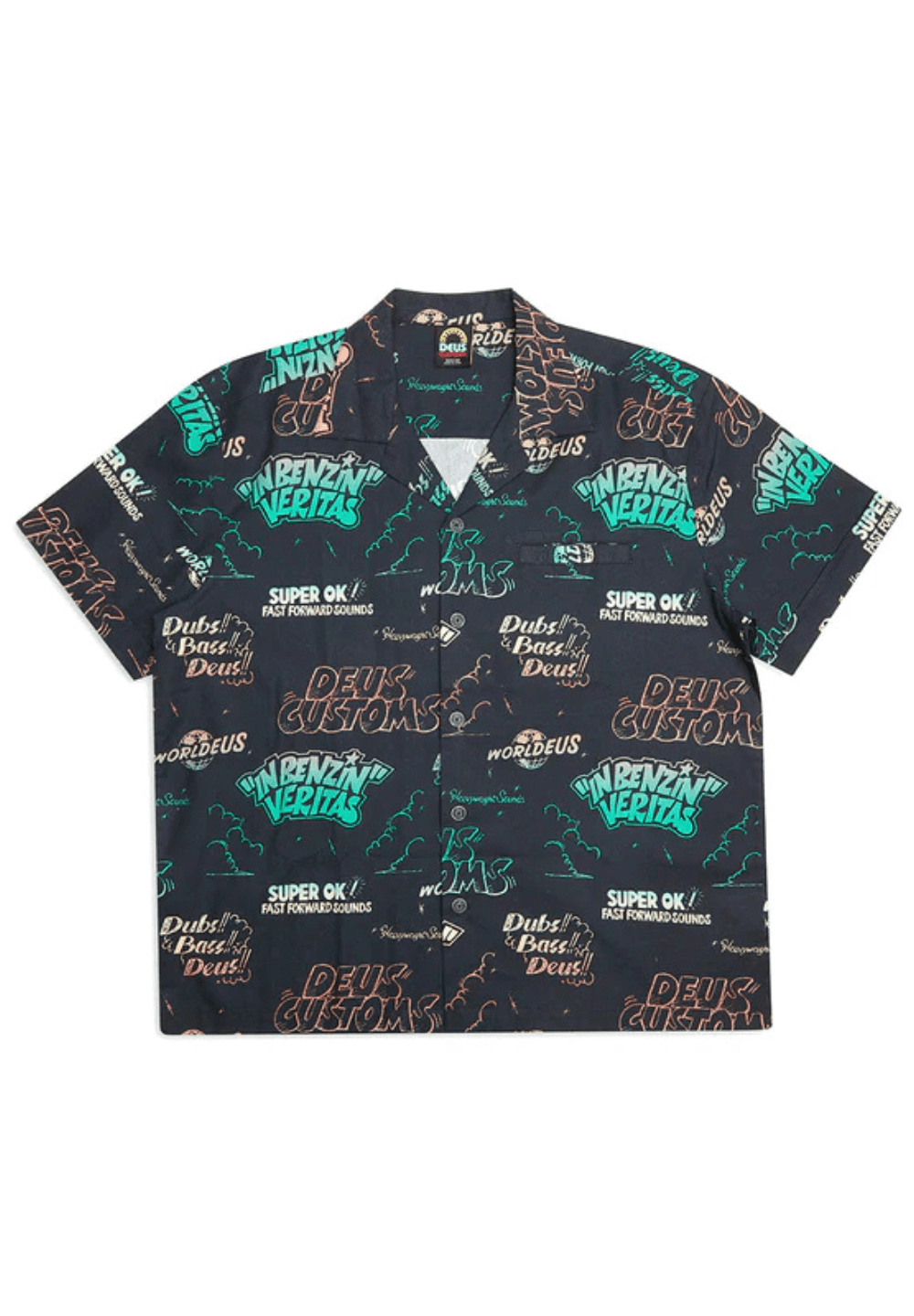 DEUS EX MACHINA DUB BASS SHIRT - ANTHRACITE