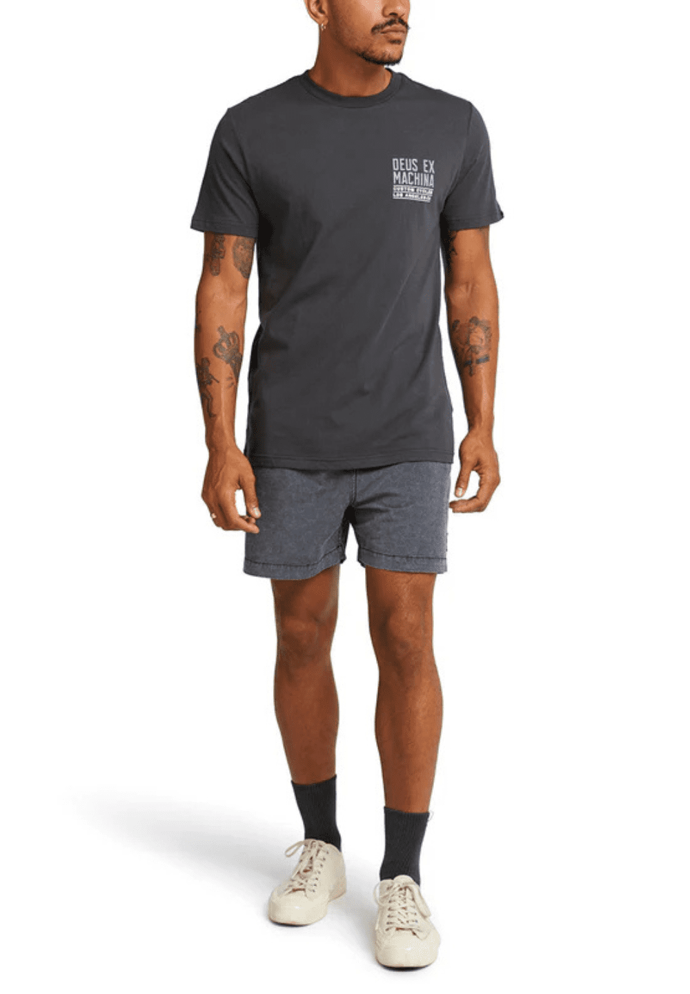 DEUS EX MACHINA BEAM TEE - ANTHRACITE