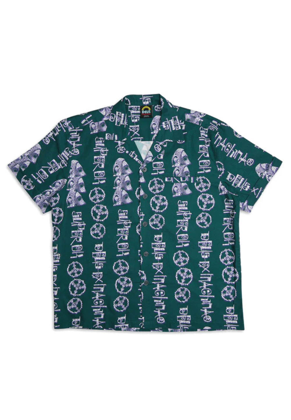 DEUS EX MACHINA EFFIGY SHIRT - DEEP GREEN