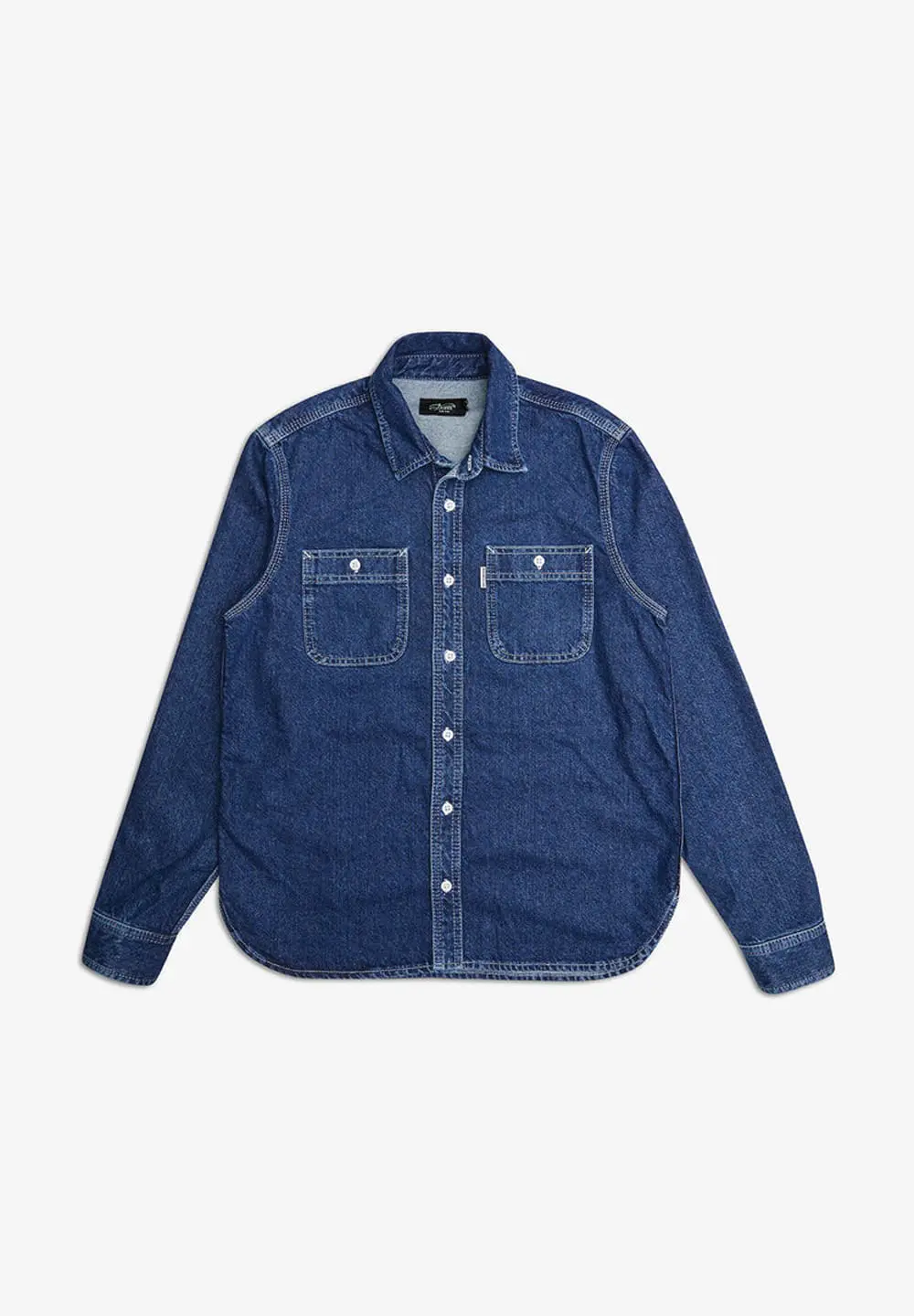 DEUS EX MACHINA BOSTON DENIM SHIRT - BLUE/INDIGO