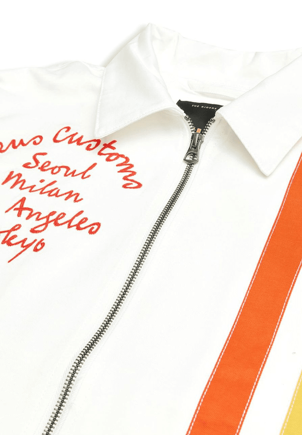 DEUS EX MACHINA CHIME RACING JACKET - VINTAGE WHITE