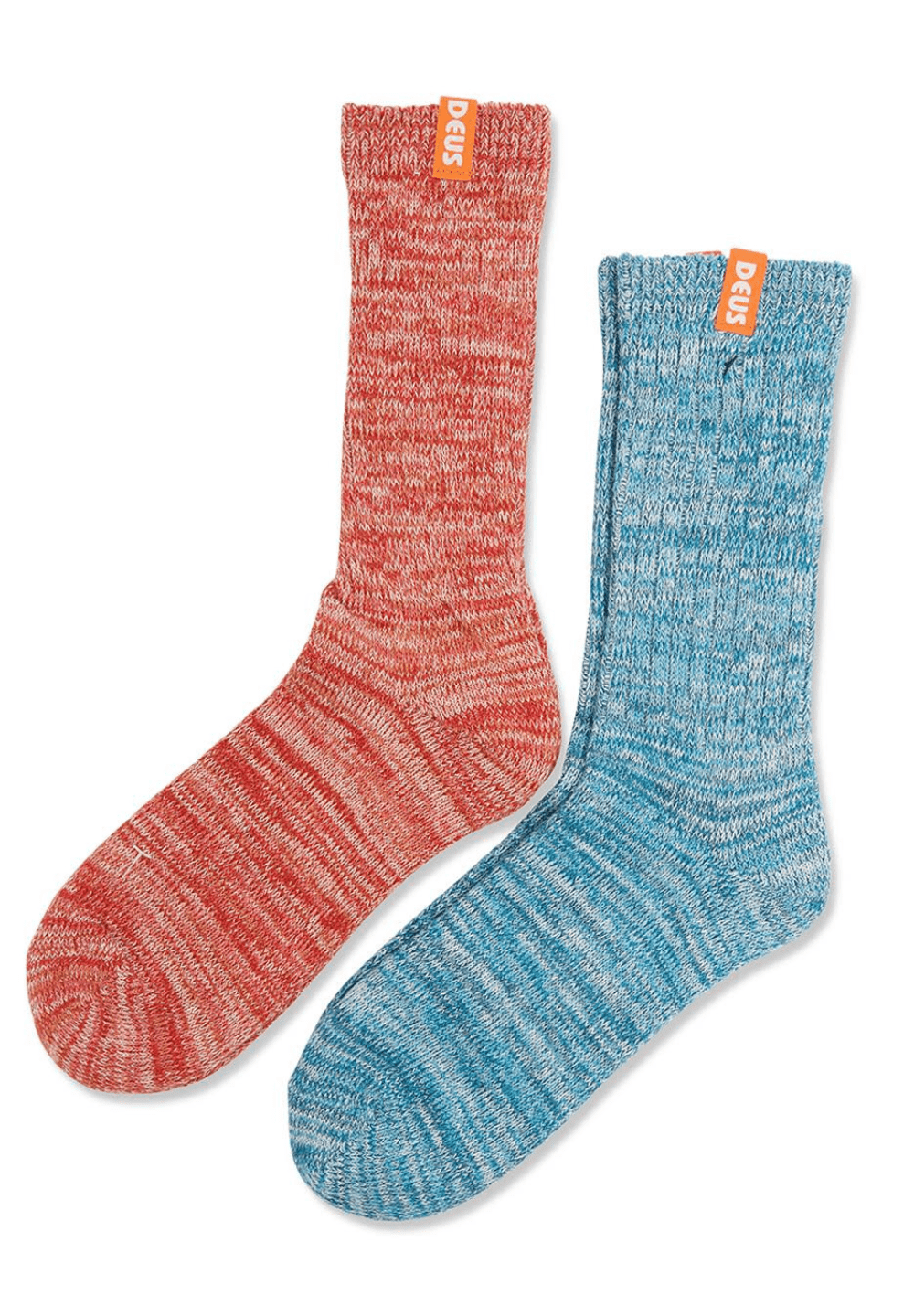 DEUS EX MACHINA OLI TEXTURED SOCK - 2 PACK MULTI