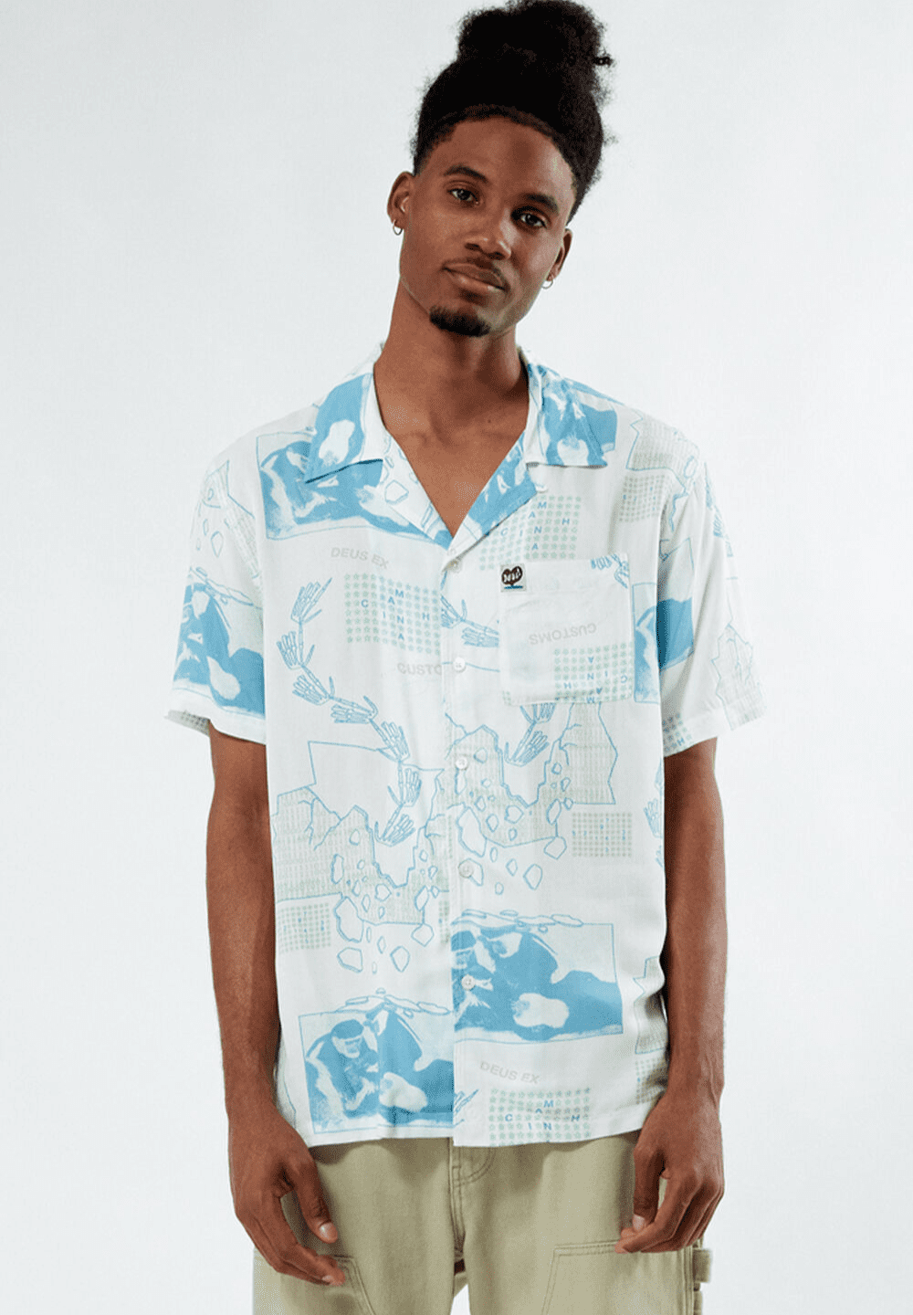 DEUS EX MACHINA PRIMITIVE SHIRT - VINTAGE WHITE