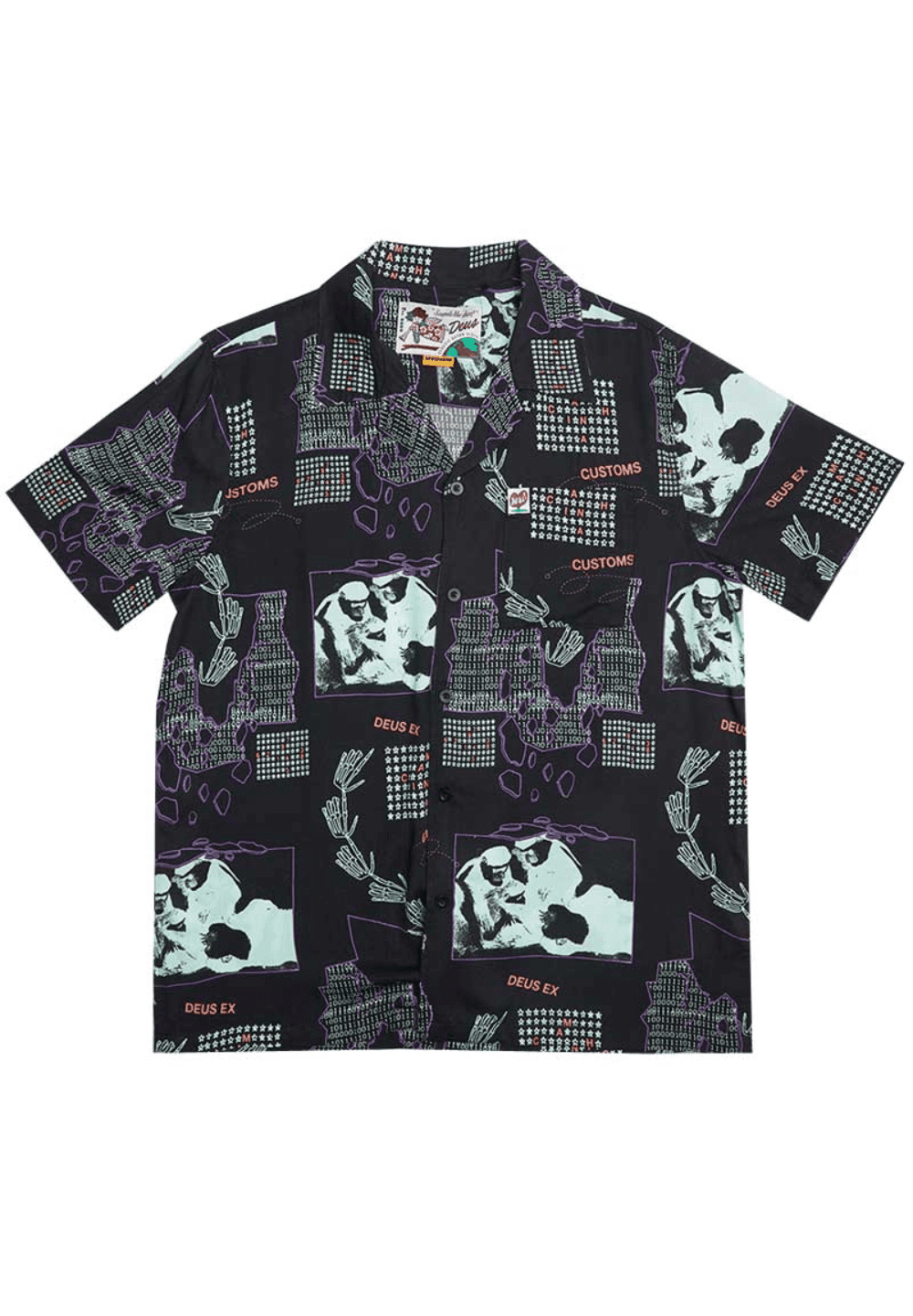 DEUS EX MACHINA PRIMITIVE SHIRT - BLACK
