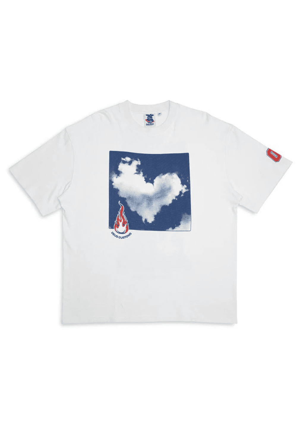 DEUS EX MACHINA PUFFY LOVE TEE - VINTAGE WHITE