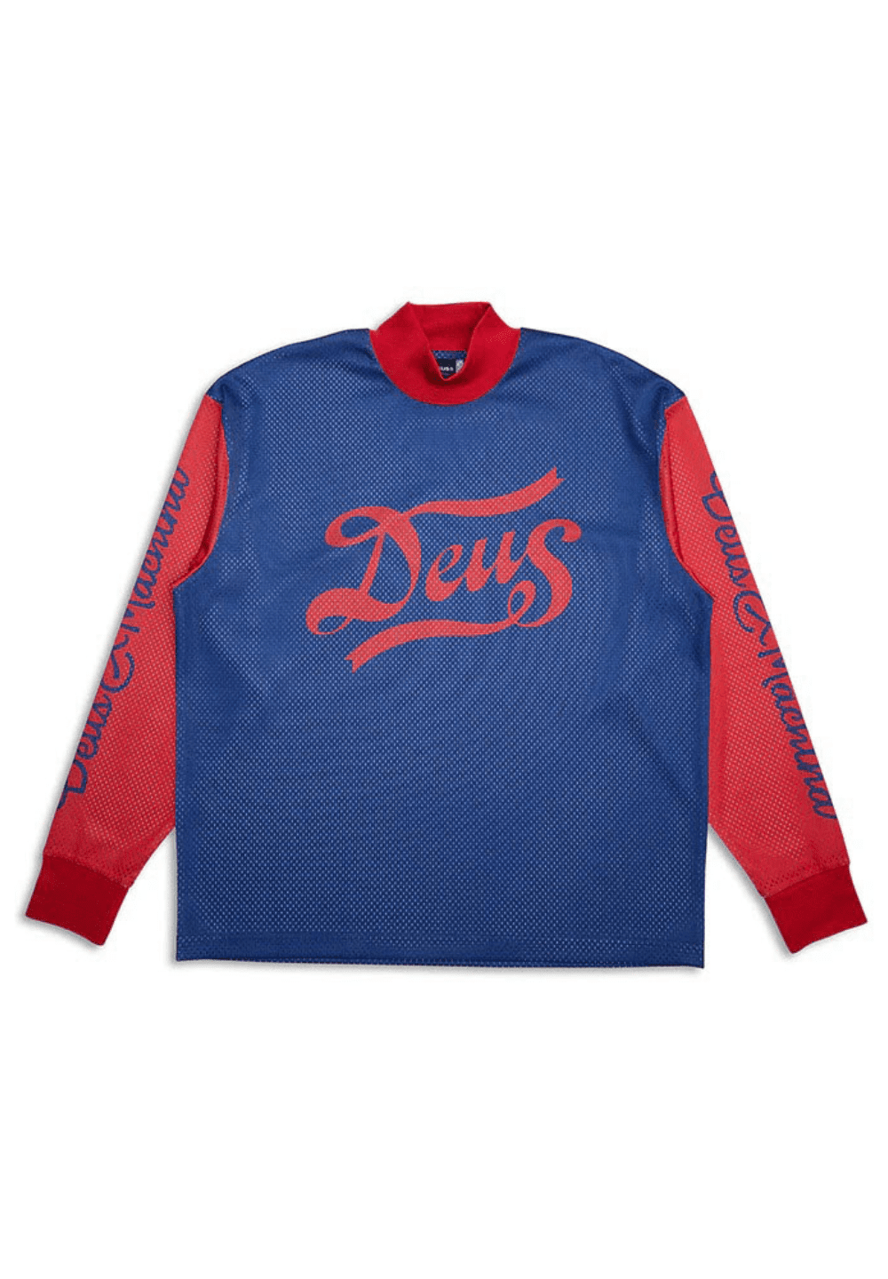 DEUS EX MACHINA REPLAY MOTO JERSEY - ESTATE BLUE