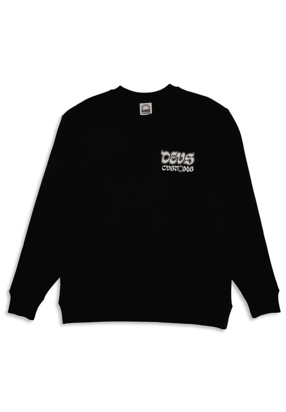 DEUS EX MACHINA RINSE WASH CREW - ANTHRACITE