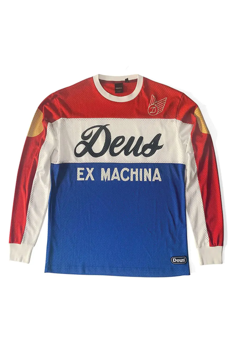 DEUS EX MACHINA SABER MOTO JERSEY - TRI COLOUR