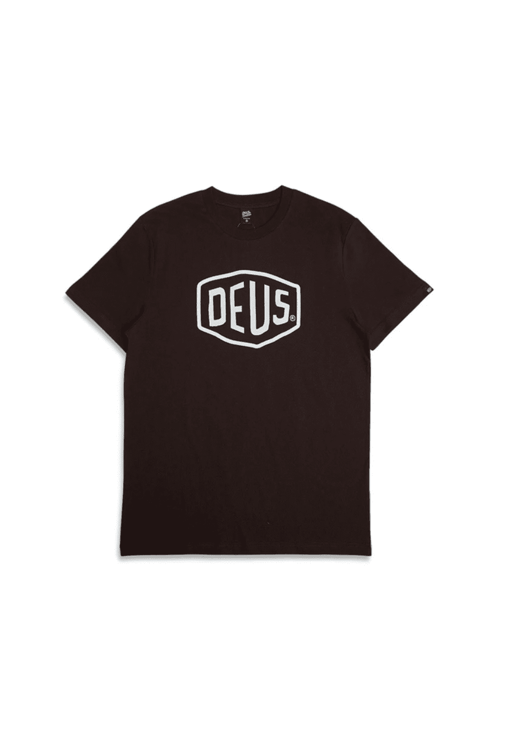 DEUS EX MACHINA SHIELD TEE - CHOC BROWN
