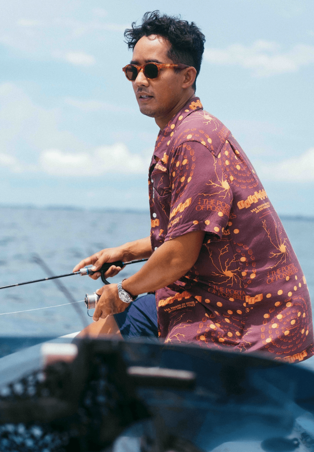 DEUS EX MACHINA SMITHSON SS SHIRT - MAROON