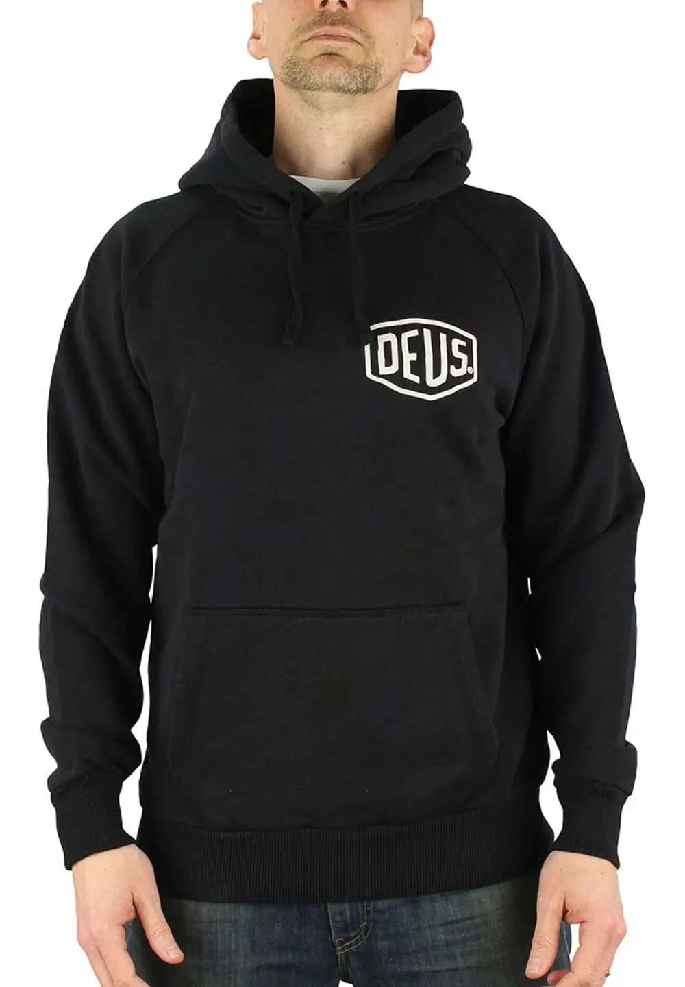 DEUS EX MACHINA VENICE ADDRESS HOODIE - BLACK