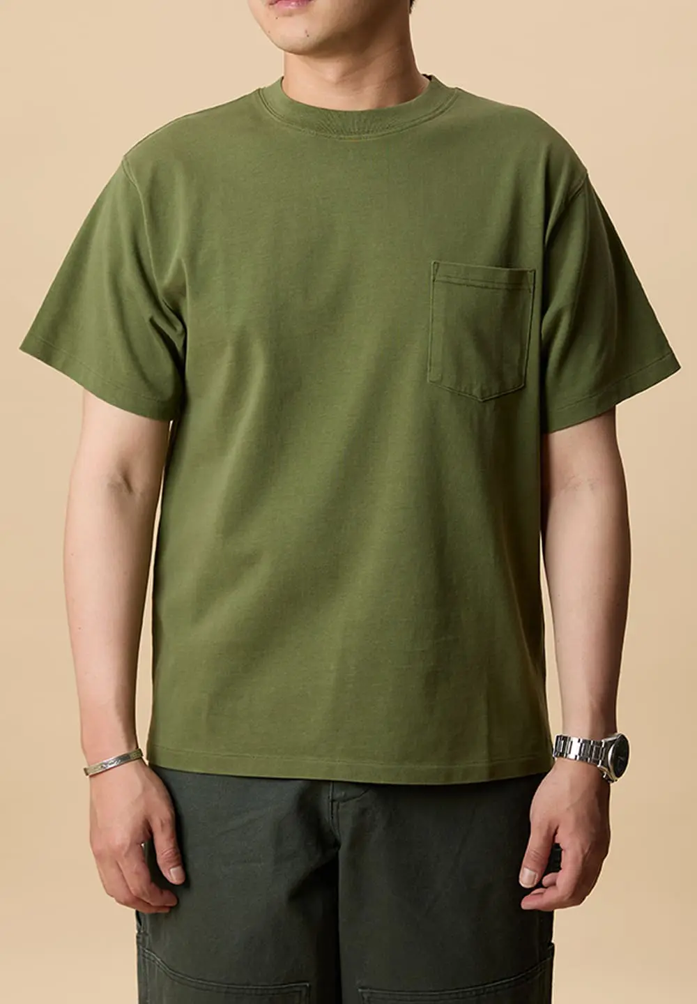 TELLURIDE HEAVY POCKET TEE - GREEN