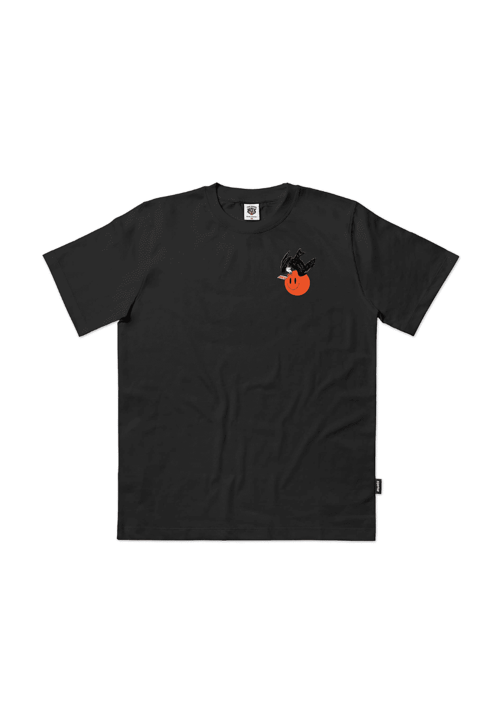 THE DUDES HAWKE T-SHIRT - BLACK