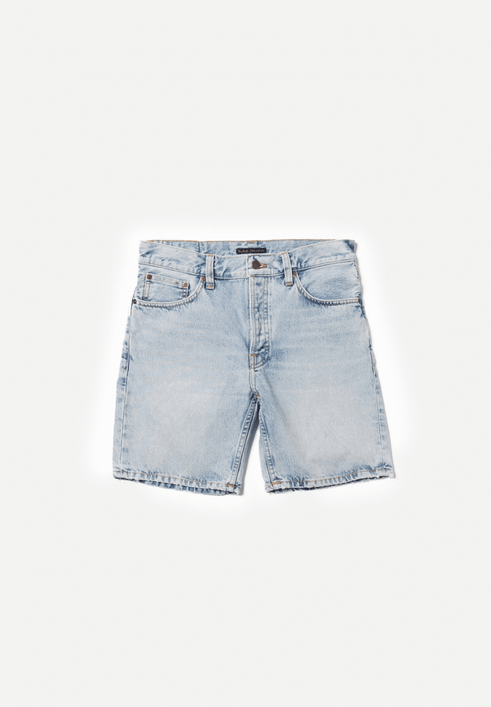 NUDIE Seth Denim Shorts - Sea Salt