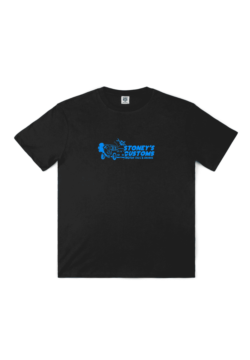 THE DUDES STONEYS BONG TEE S/S - BLACK