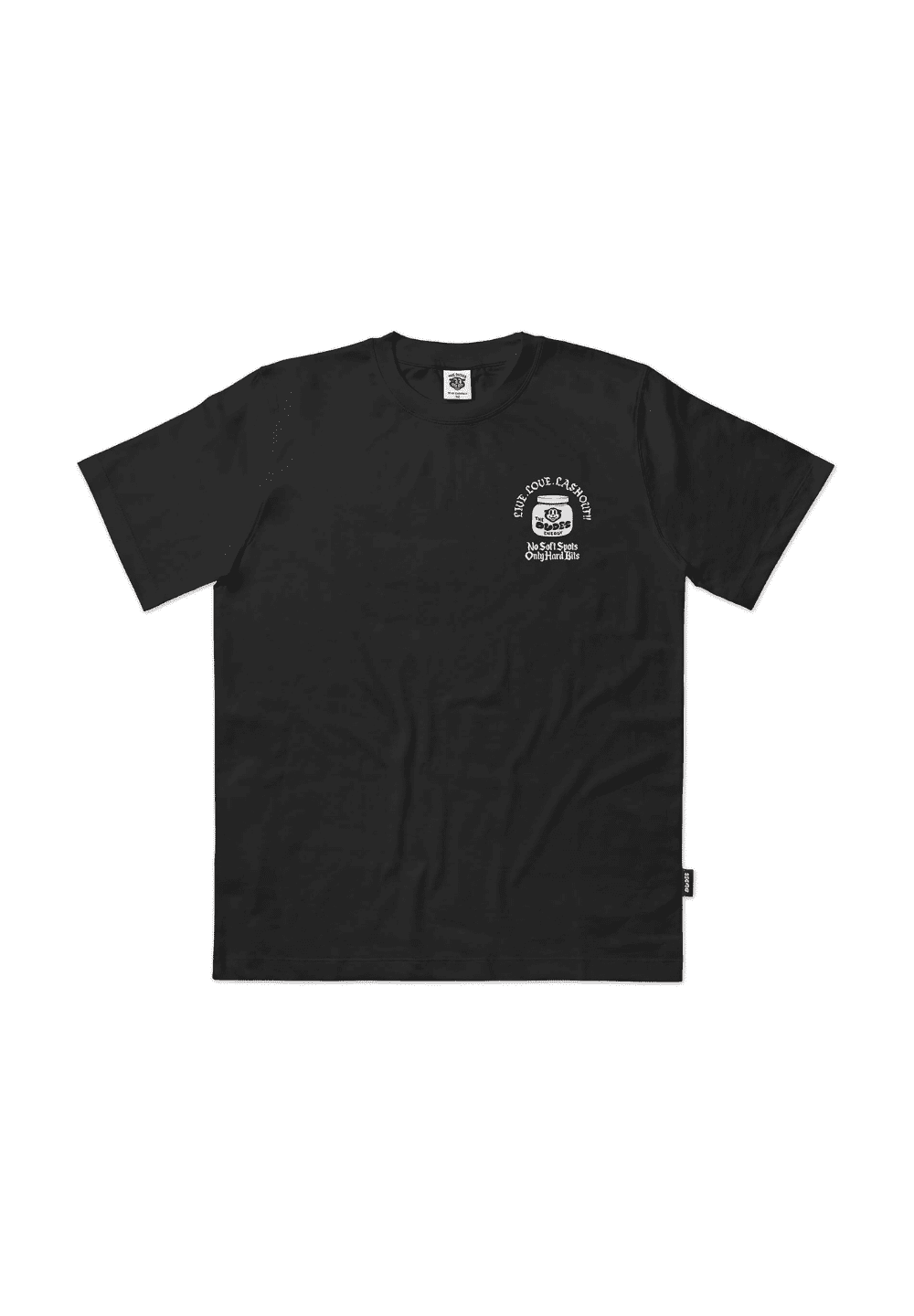 THE DUDES RIPPED T-SHIRT - BLACK