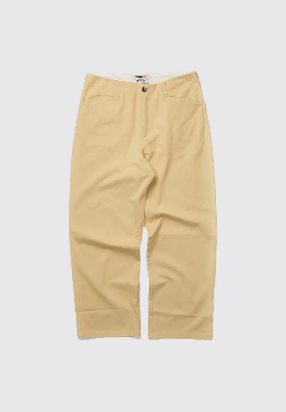 LEGS CO STRAIGHT CUT - REGULAR WORK PANTS - BEIGE