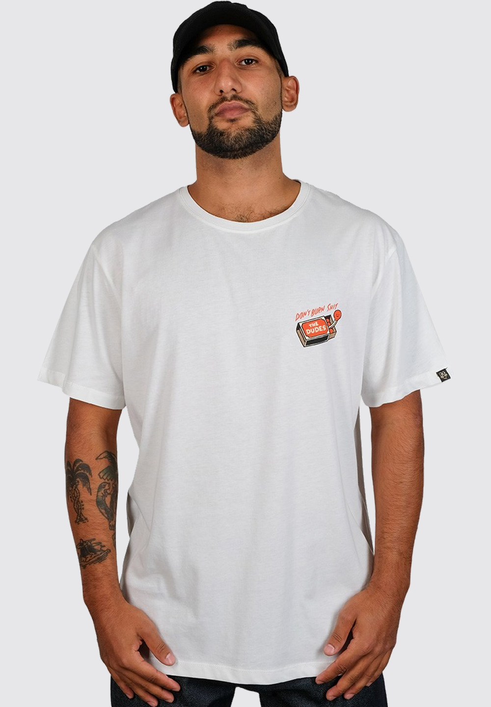 THE DUDES DON'T BURN SHIT TEE S/S - OFF WHITE | Pronto