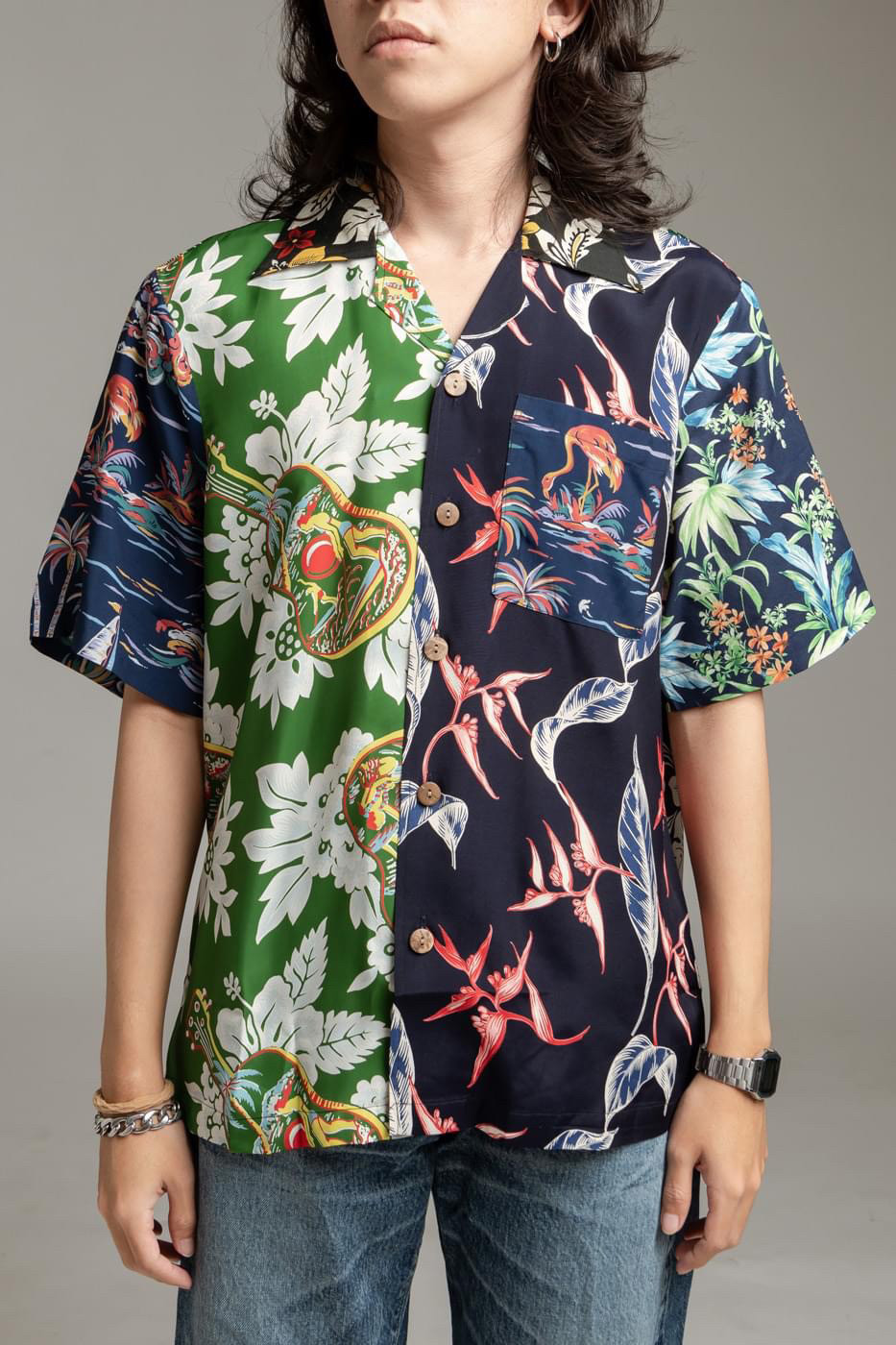 pronto bamboo aloha shirt