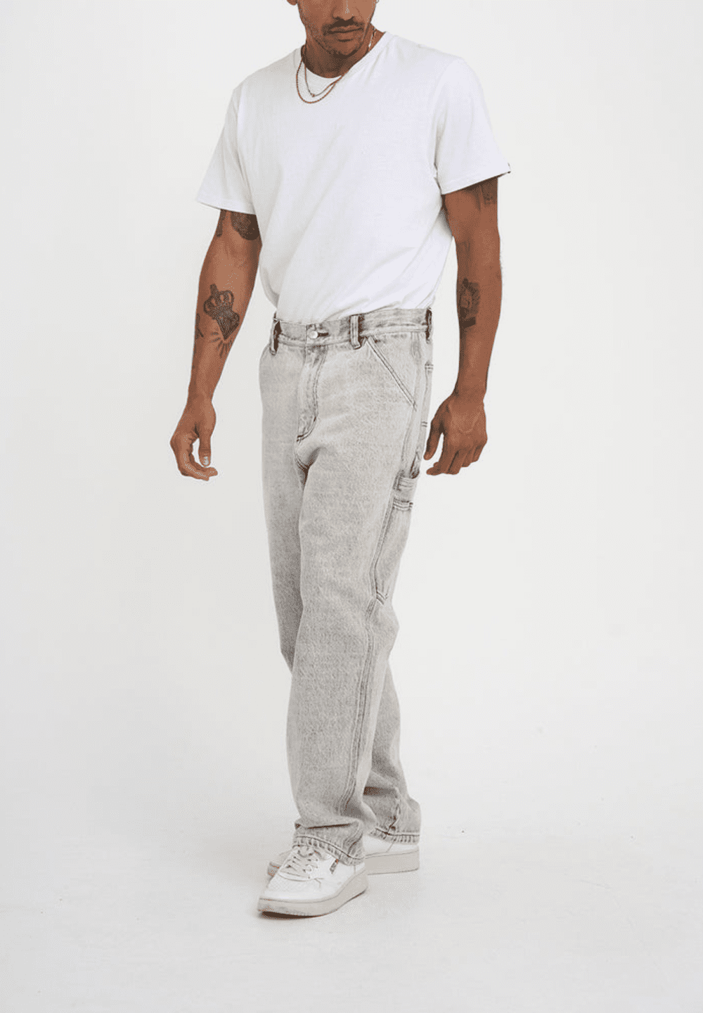 DEUS EX MACHINA BIG FELLA JEAN - LIGHT BLACK WASH