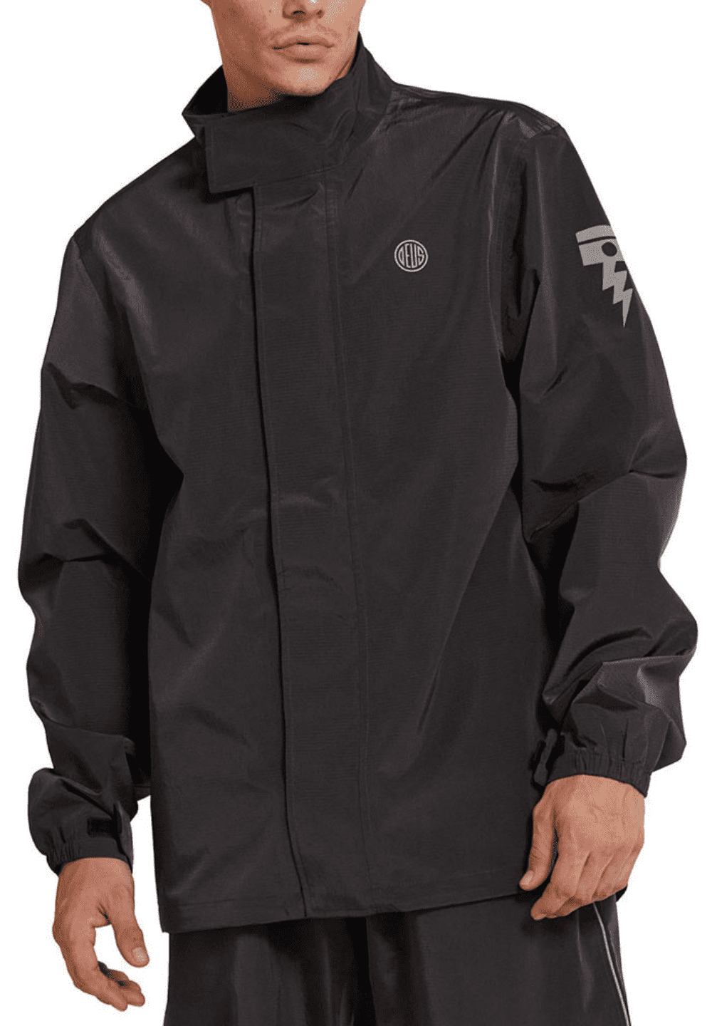 DEUS EX MACHINA DRIZZLE RAIN JACKET  - BLACK