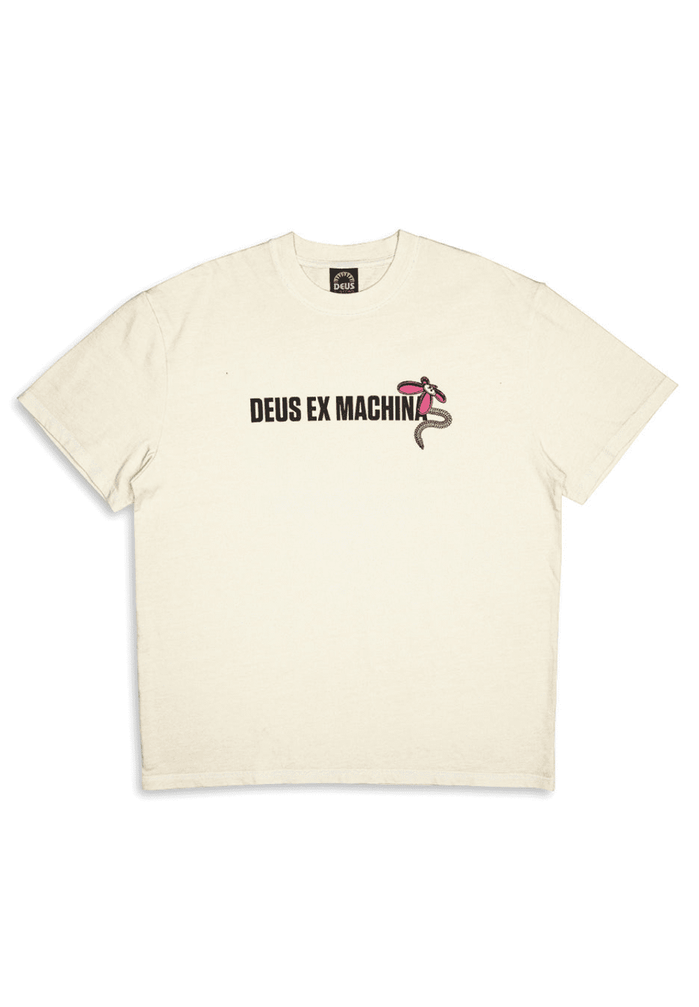 DEUS EX MACHINA SURF SHOP TEE - DIRTY WHITE