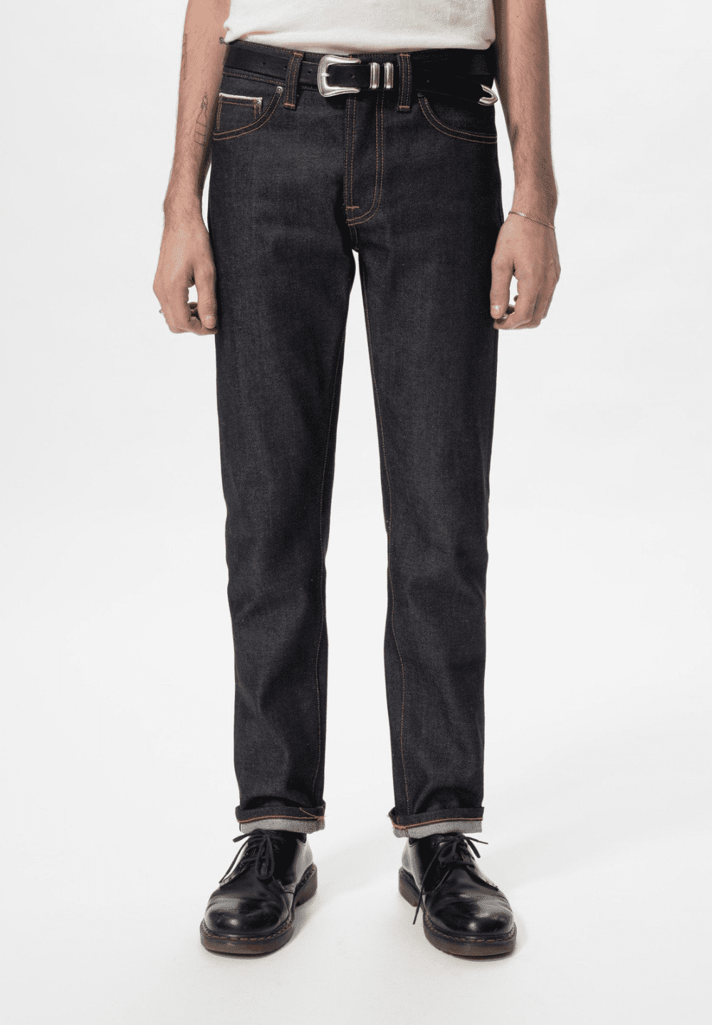 NUDIE Solid Ollie - Dry Japan Selvage