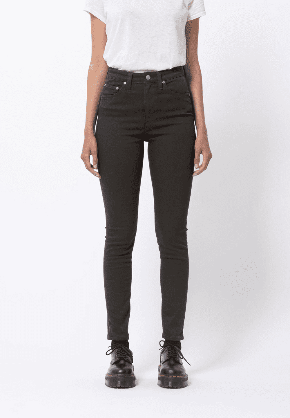 NUDIE HIGHTOP TILDE - EVERBLACK